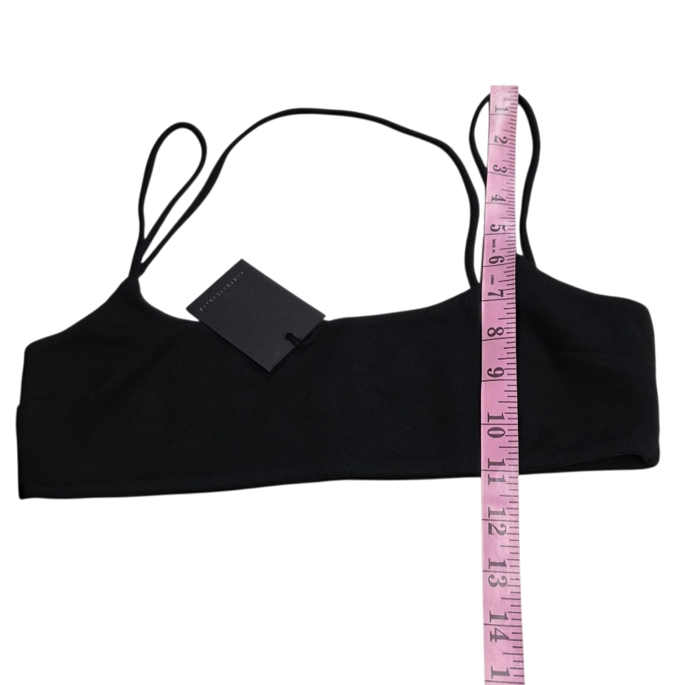 MICHAEL COSTELLOAmira Crop Top In Black - Picture 3 of 13